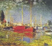 Claude Monet Sailboats at Argenteuil oil painting picture wholesale